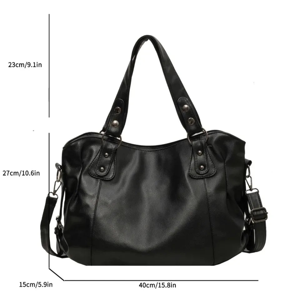 Women's Large Capacity Shoulder Casual Tote Bag Laptop Roomy Handbag