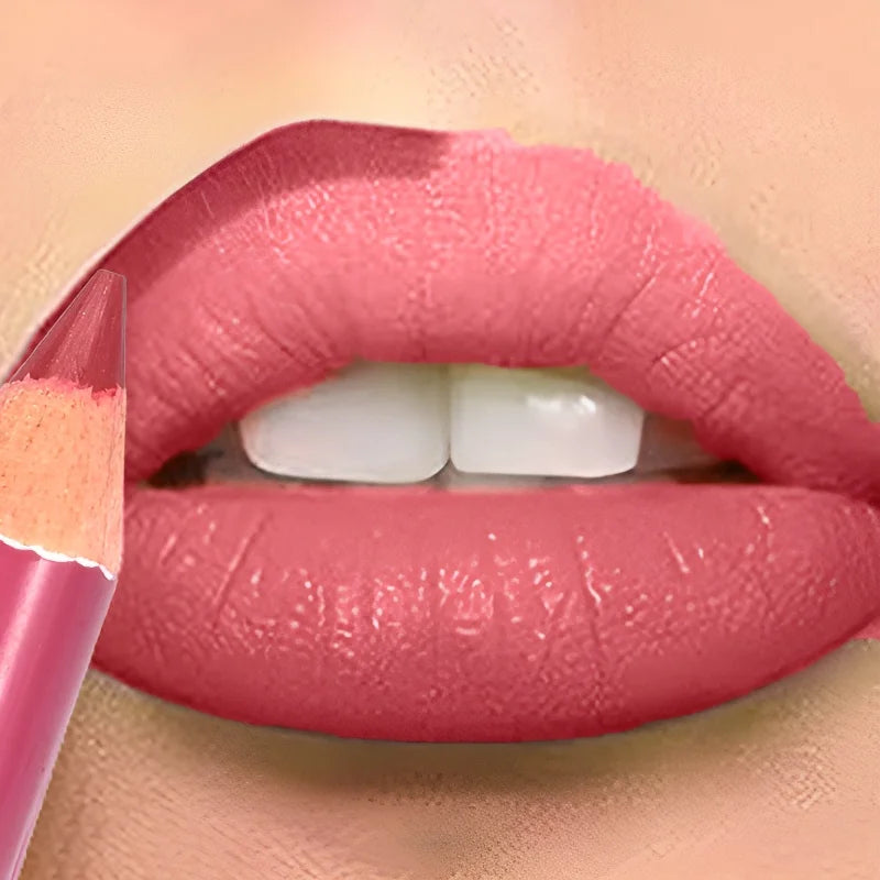 Dark Brown Waterproof Lip Liner Matte Long Lasting 28 Colors