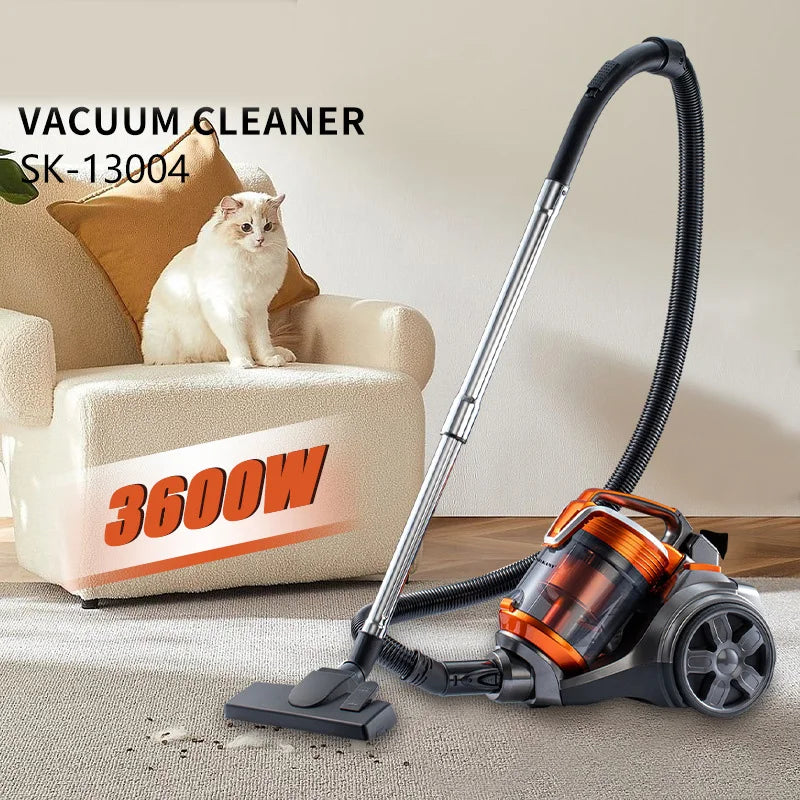 3600W Multi-Cyclonic Bagless Vacuum Cleaner, High Power 15kPa