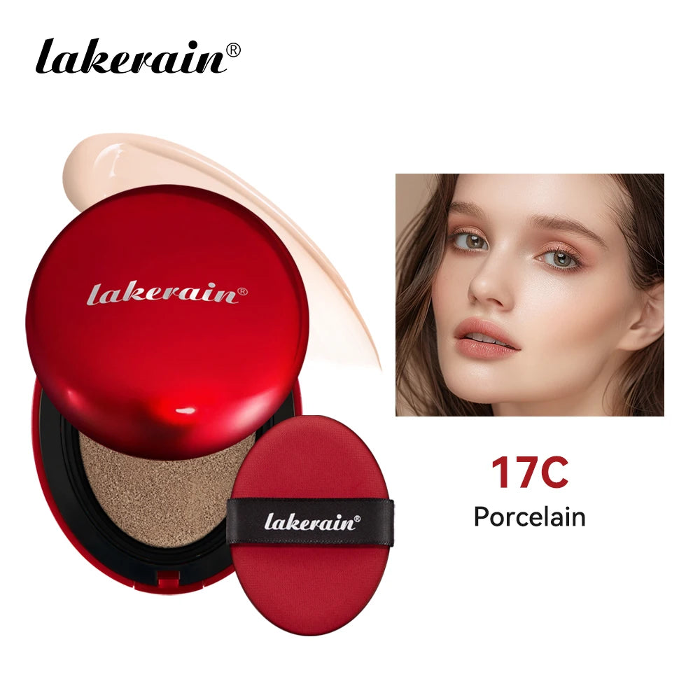 Red Cushion Foundation | Full coverage, lightweight, fits well, satin finish, Korean Cushion Foundation