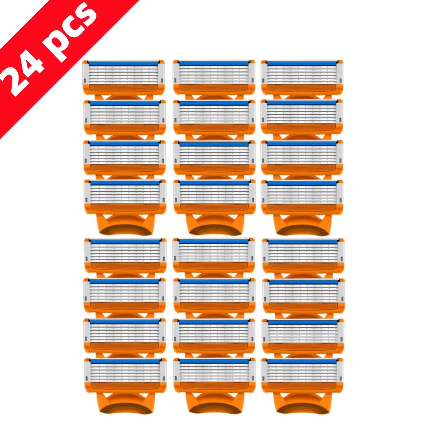 Manual Shaving For Men Replace Head Five Layer Blade Eight Comfortable Shaving Blades The Latest yellow No Skin Damage Uncharged