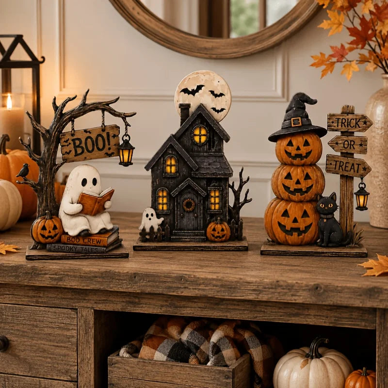 6/3 Pieces of Randomly Assorted Styles, Vintage Halloween