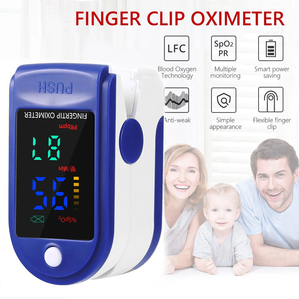 Non-Contact IR Thermometer Fast measure Light or portable Fingertip medical equipment SpO2 PR monitoring oximeter