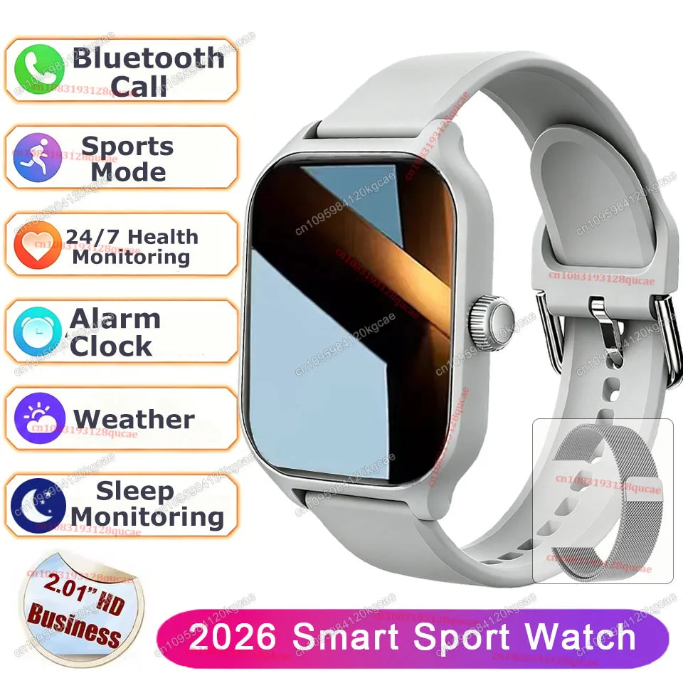 2026 Smart Watch 2.01'' Waterproof Fitness Sports Watch