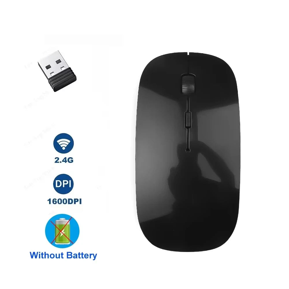 KEBIDUMEI 4 Buttons 2.4G Wireless Mouse 3 Levels DPI Gaming Mouse Optical