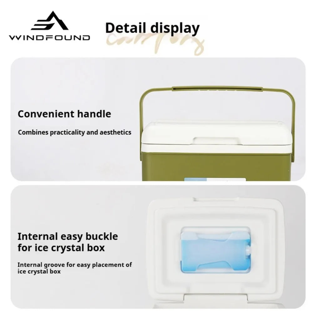 Portable Insulated Cooler 5L Car and Outdoor Cooler A Camping Essential Ideal for Outdoor Camping and Picnics
