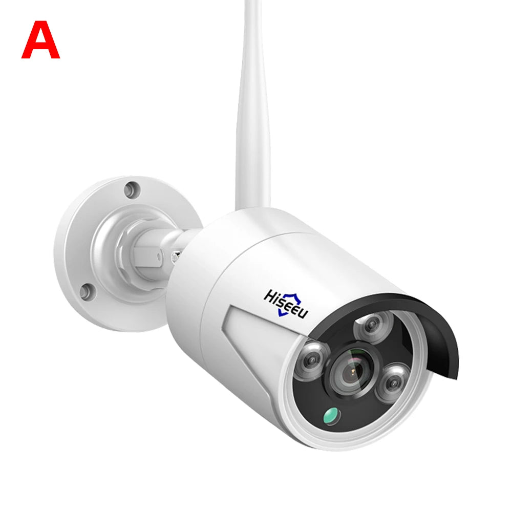 Hiseeu 3/5/8MP Wireless IP Camera 3.6mm Lens Waterproof Security WiFi Camera for Hiseeu Wireless CCTV System Kits IP Pro APP
