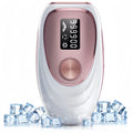 Painless IPL Laser Hair Removal Device with Ice-Cooling System Permanent Hair Remover for Women and Men.