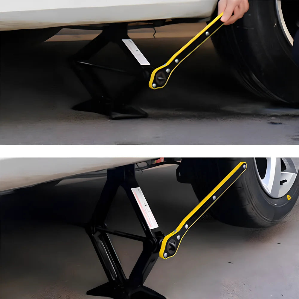 Car Jack 1.5T/2.5T Car Scissor Jack Car Repair Tool Portable Manual Lift Jack with Labor-saving Hand-cranked  for Car SUV