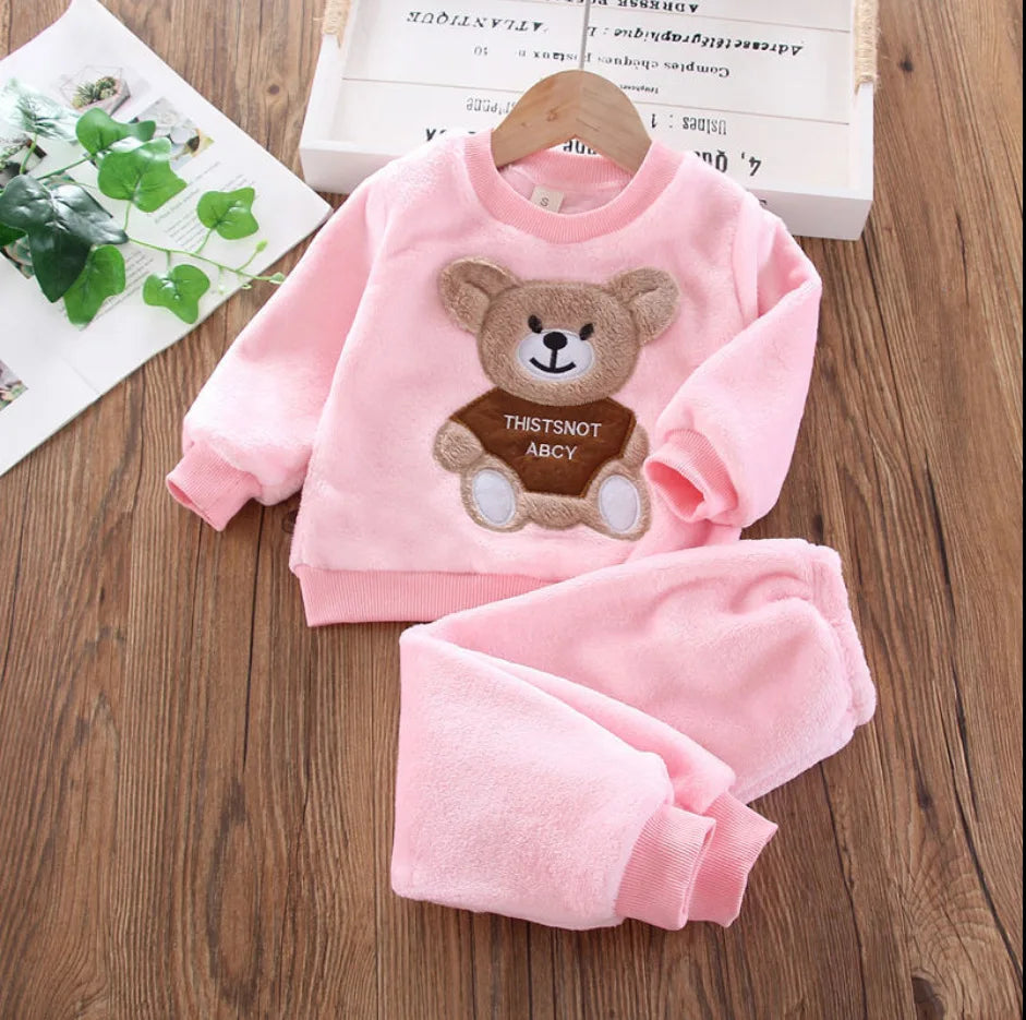 New Winter Baby Clothing Sets Autumn Boys Girls Cotton Thick Warm