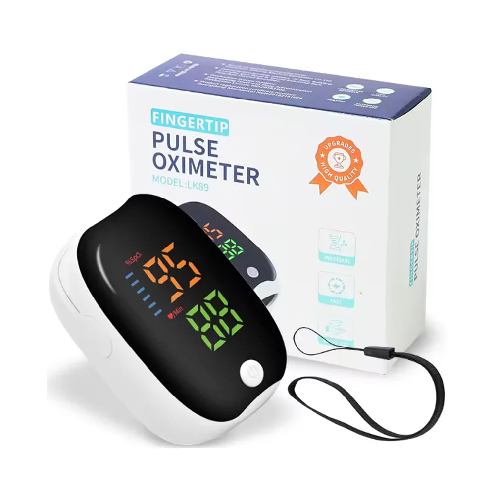 1pc Finger Pulse Oximeter Medical Portable Blood Oxygen Oxymetre Heart Rate Saturation Meter OLED Oximetro De Dedo LED Display