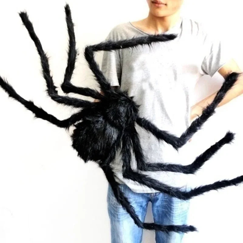 Halloween Giant Black Spider Decoration Haunted