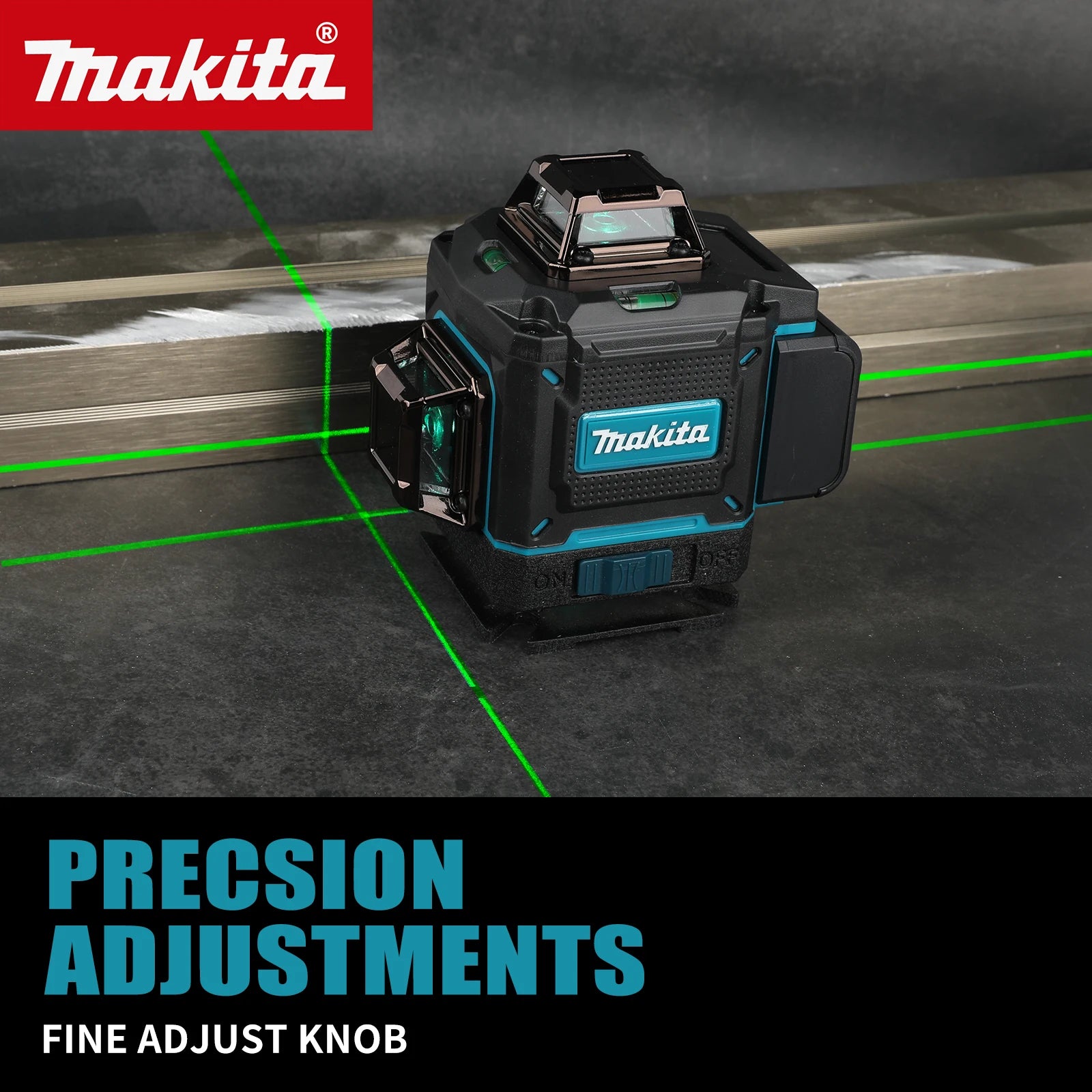 2026 Makita new digital 360-degree X4 16-line (4D) outdoor laser level self-leveling vertical cross-line laser