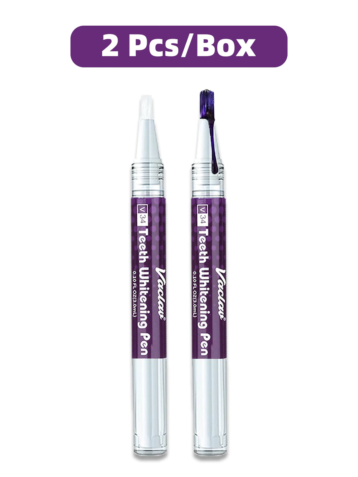 Purple Teeth Whitening Gel Pen Color Correction