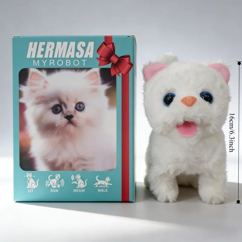 2026 My Robot KittenShortPlush Doll Sounds Realistic.