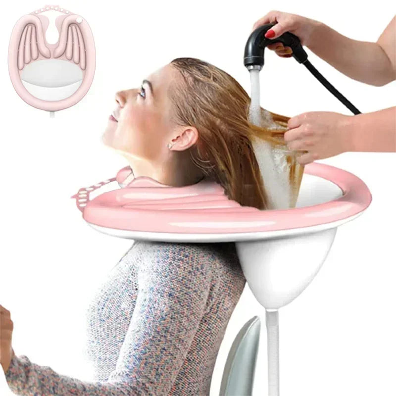 1Set Inflatable Shampoo Basin Hair Washing