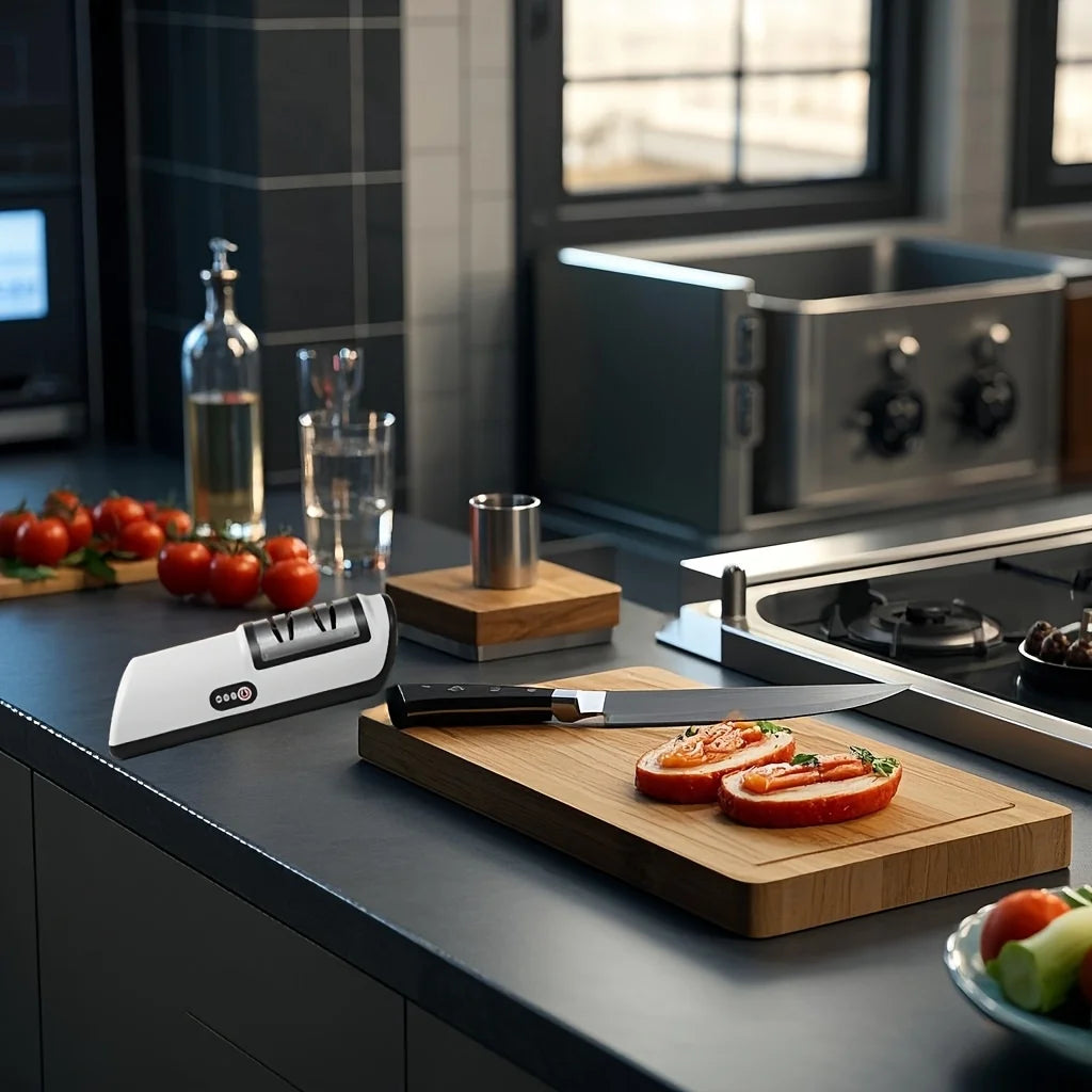 home appliance Kitchen Electric Knife Sharpener Multifunctional Automatic Professional Electric Knife