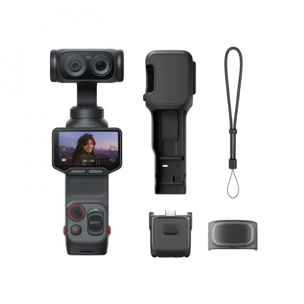Outdoor Sports Ultra 8K Vlog Gimbal Camera Dual Lenses 12X Zoom 1' Sensor Detachable 2