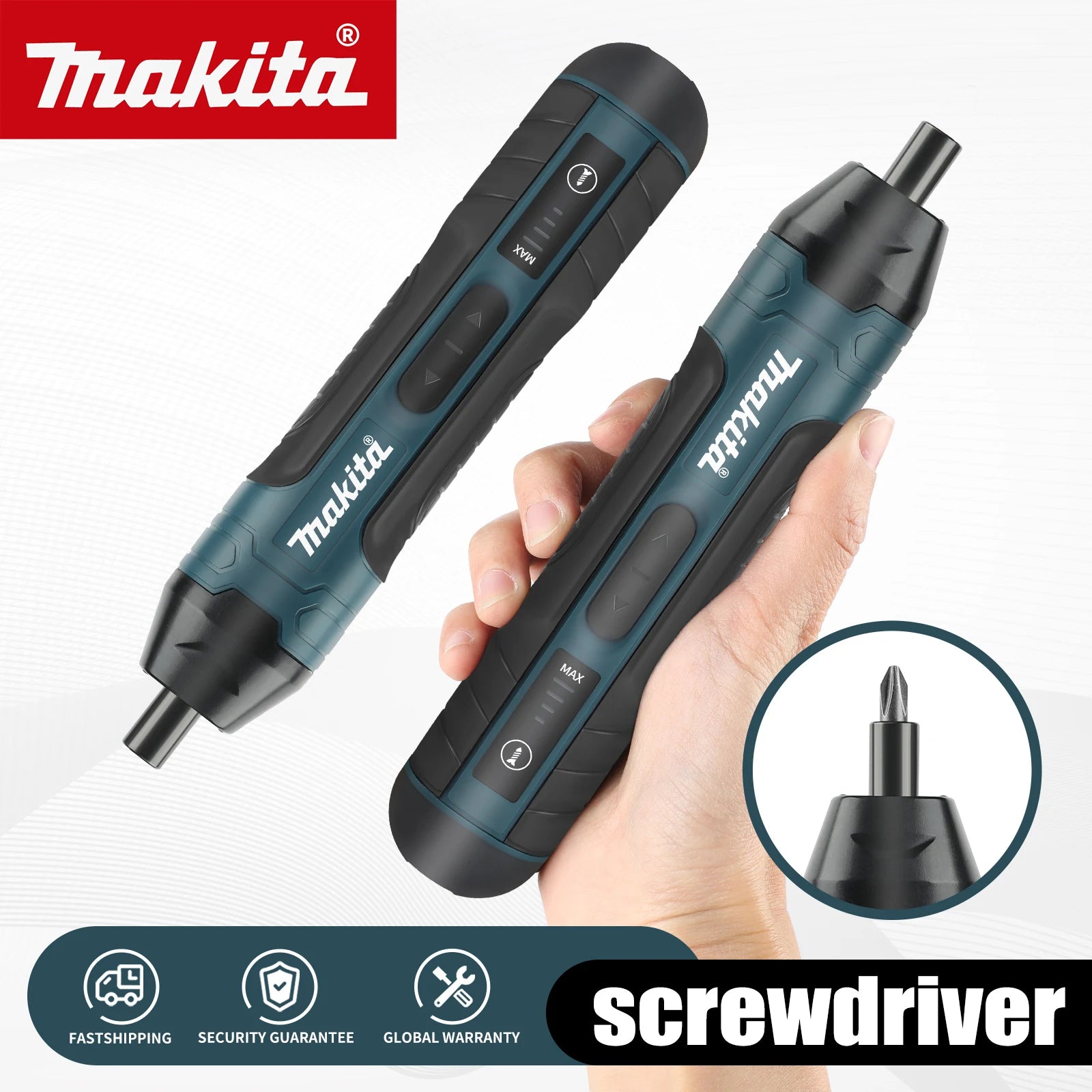 NEW Makita HT422 High Efficiency Cordless Screwdriver 1/4"Chuck 2-5N.m Torque 3.6V Lightweight Mini Driver for Office & Home Use