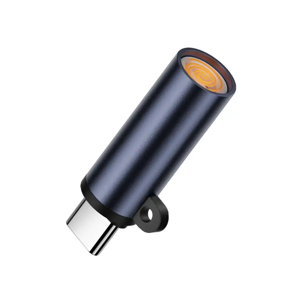 Flameless Type-C Cigarette Lighter Windproof No Need Charging Portable USB-C Lighter Fast Ignition Safe Blowing Air Lighter