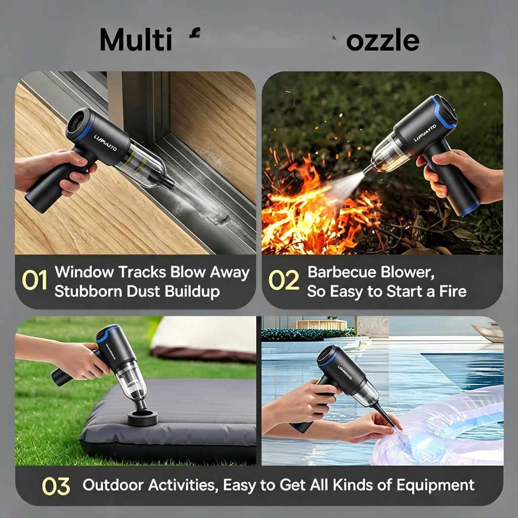 Portable Wireless Car Vacuum Cleaner 12000PA Wireless