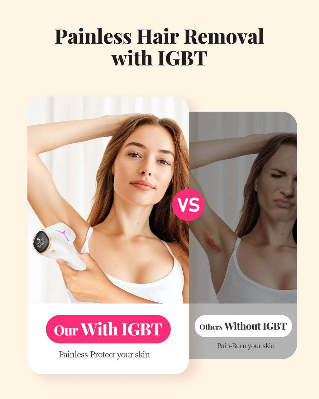 990000 Flashes Hair Removal for Women and Men IPL