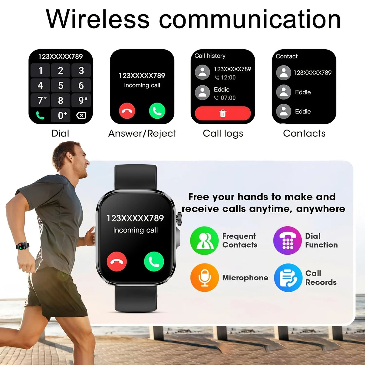 2026 New HD Full-Touch Smartwatch for Men and Women