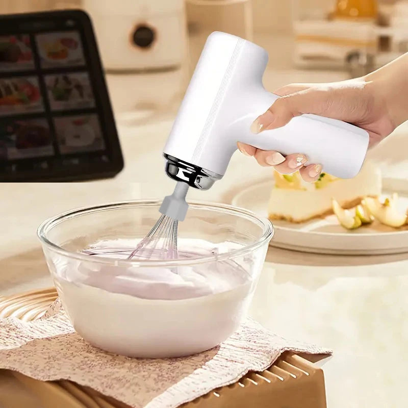 1 Portable Electric Mixer and Mixer - USB Charging,