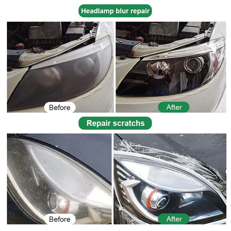 Car Headlight Restoration Polishing Kits Headlamp Scratch Remover Repair