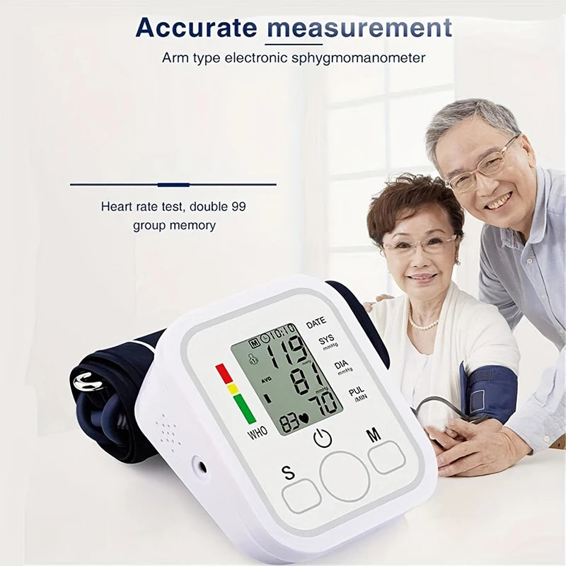 Arm Automatic Blood Pressure Monitor 32 Cuff Medical BP