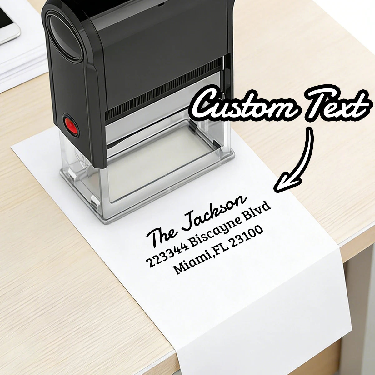 Custom Address Stamp, Return Address Stamps Self Inking Personalized