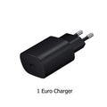 25W USB C Fast Wall Charger with USB C to Type C Fast Charging Cable For IPhone 15 16 Samsu Galax S25 24 S23 S22 S21 S20 Note 10