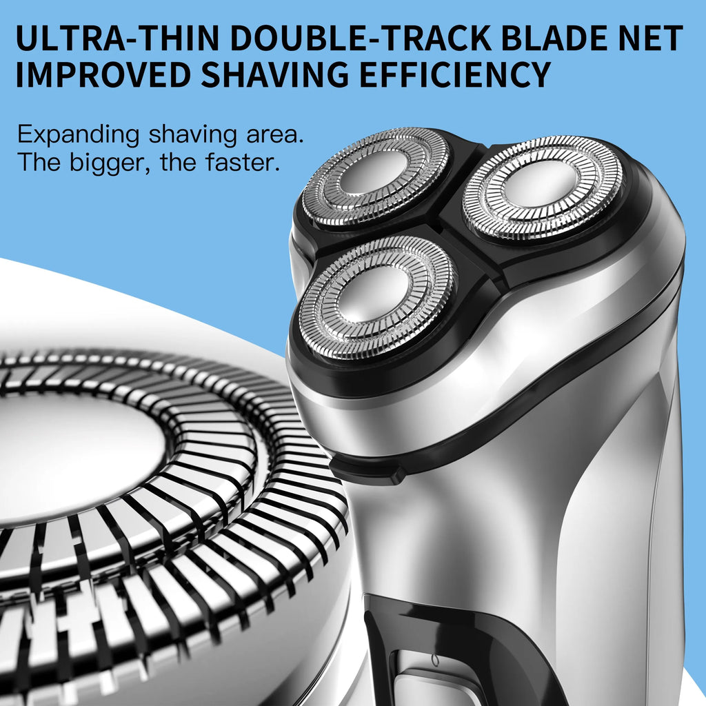 ENCHEN Blackstone Electrical Rotary Shaver for Men 3D Floating Blade Washable