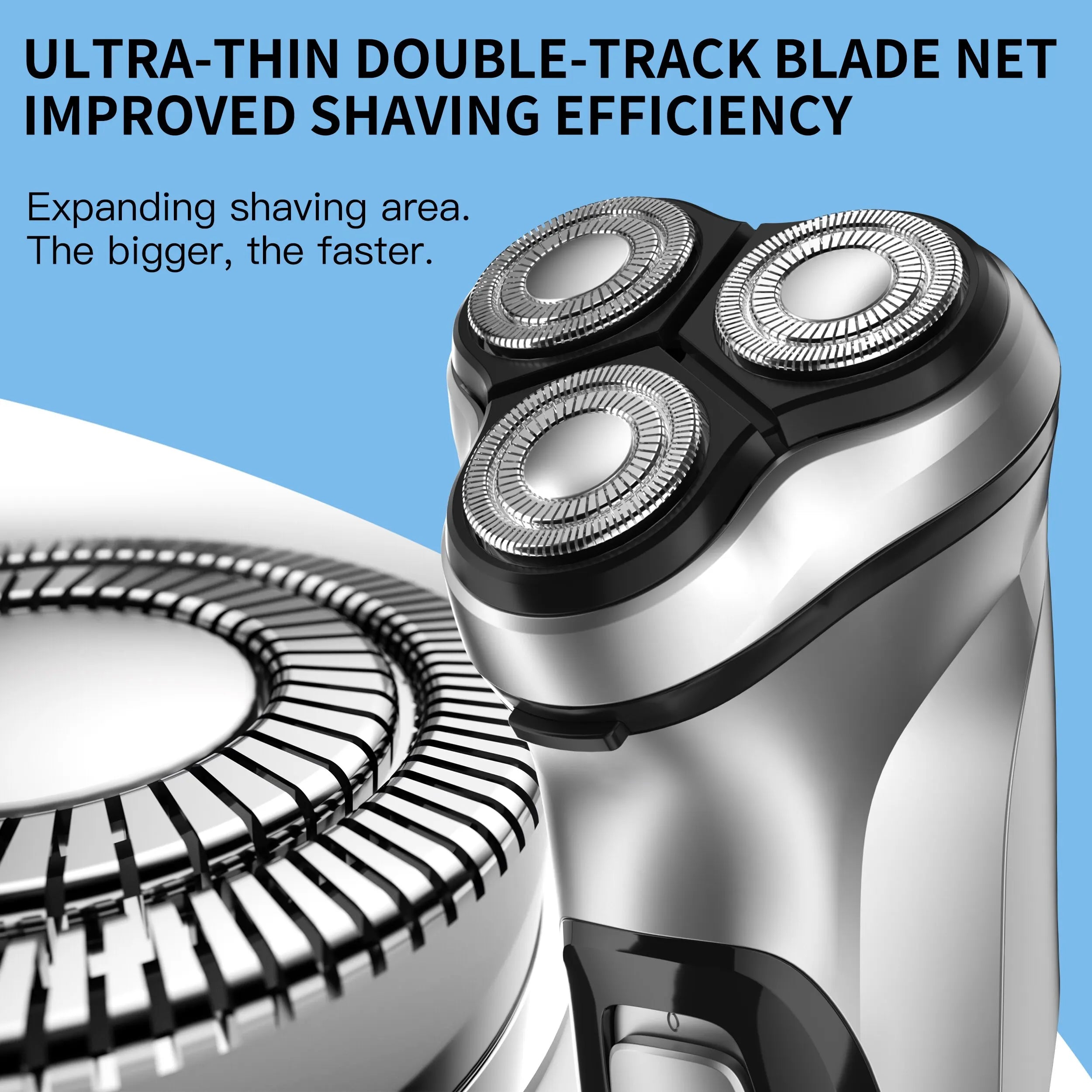 ENCHEN Blackstone Electrical Rotary Shaver for Men 3D Floating Blade Washable