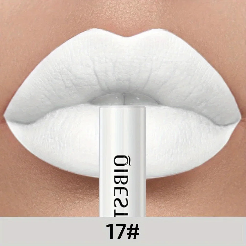 1 PC matte lipstick, non stick to cup, waterproof and long-lasting