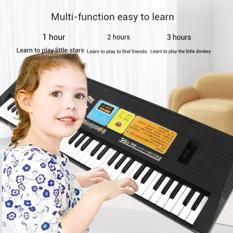 37/61-Key Digital Piano Keyboard for Kids – Portable Music Toy, Beginner Learning Instrument, Educational Gift for Boys Girls