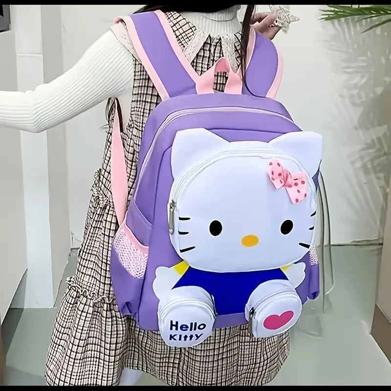 The Mesuca Cute 3D Cartoon Cat Kids Backpack For Girls