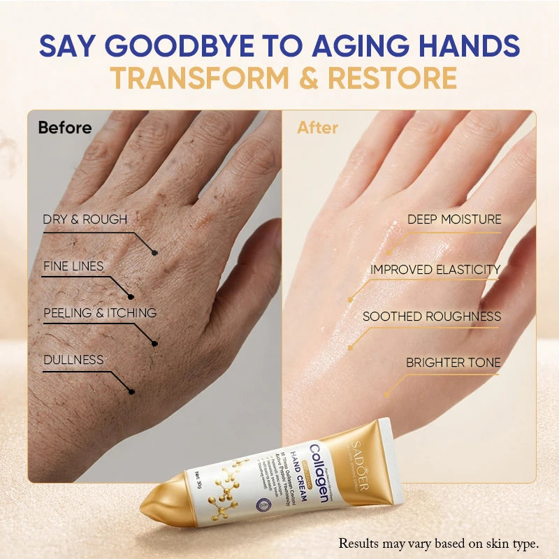 Collagen Hand Cream Hands Skin Firming Skincare Moisturizing Brightening