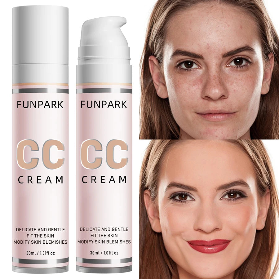 30ml 1Pc Color Correcting CC Cream Facial Foundation Waterproof