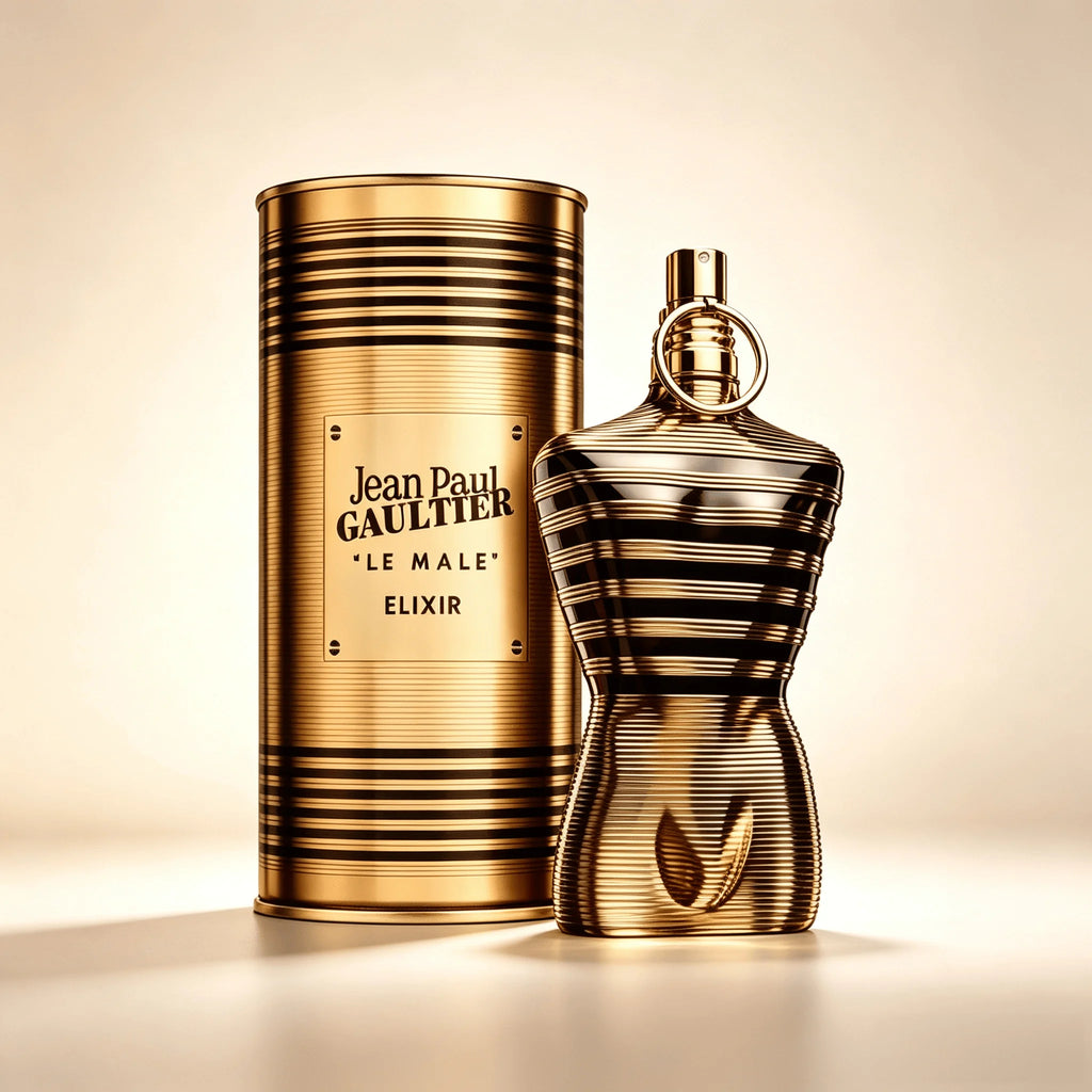 Jean Paul Gaultier Le Male Elixir Parfum for Men Long Lasting Woody Aromatic