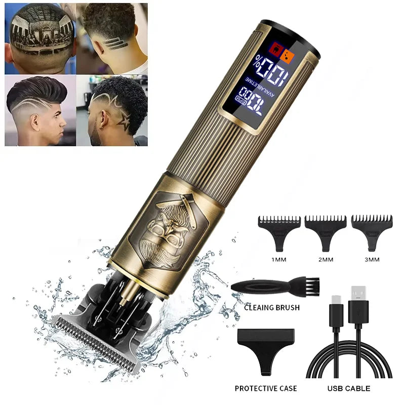 Vintage T9 Electric Cordless Hair Cutting Machine Professional