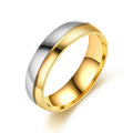 Fashion Stainless Steel Couple Rings For Men Women with Rhinestones