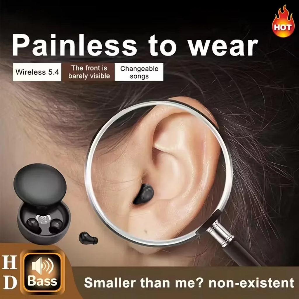 SK26 Bluetooth 5.4 Wireless Earphones Small Earbuds