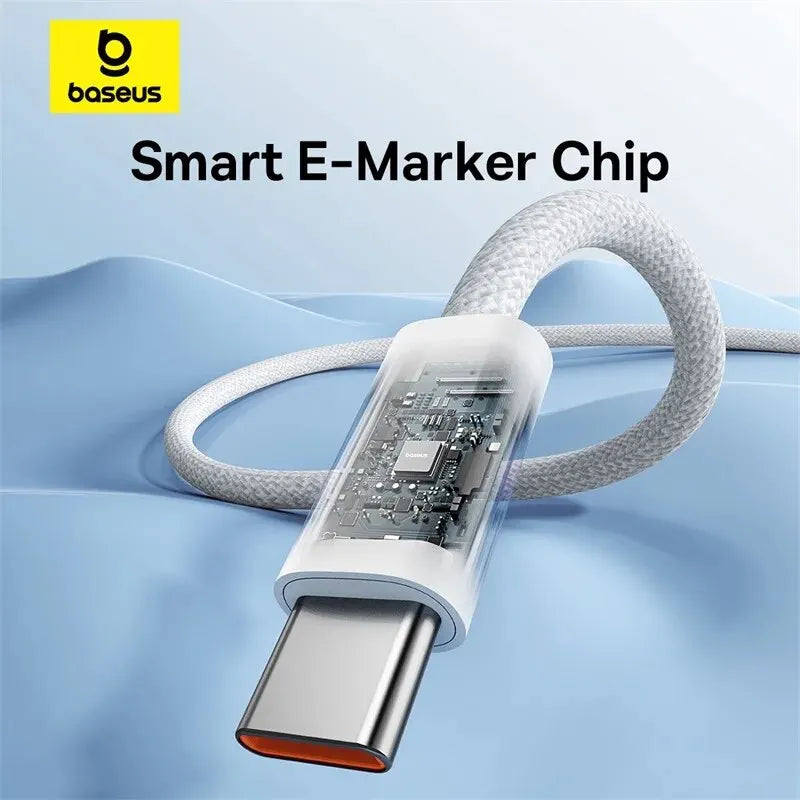 Baseus 100W Type C To USB C Cable For iPhone 18 17 16 Fast Charging