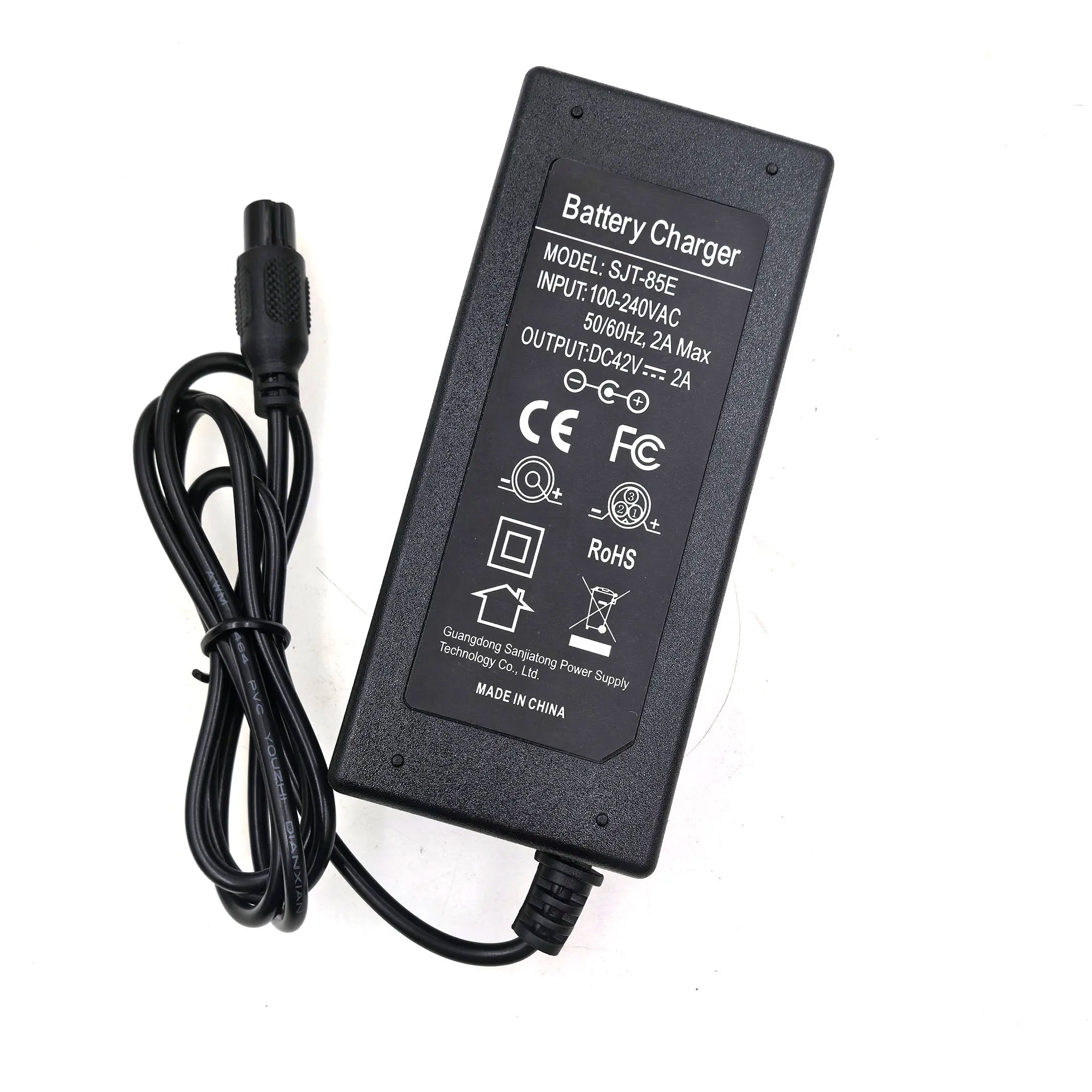 42V 2A Universal Battery Charger,100-240VAC Power Supply for Self Balancing Scooter hoverboard charger