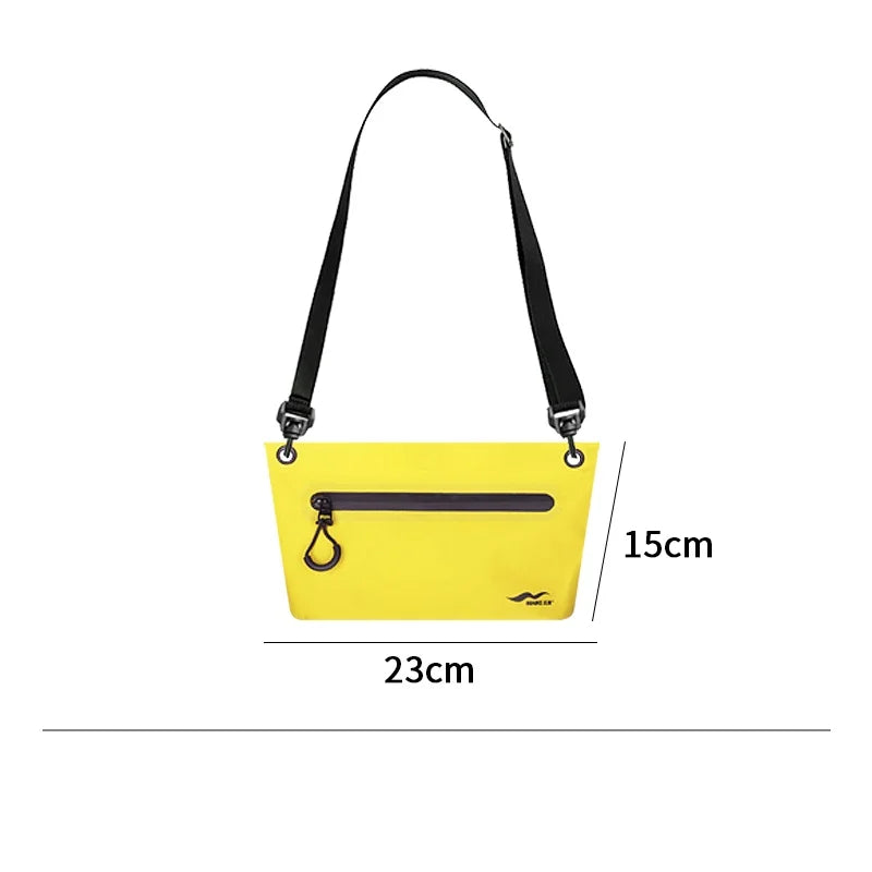 Maike Wash Dry Bag for Women PVC Waterproof Bags for Swimming Beach Phone Storage Crossbody Dry Bag Fanny Pack  2L