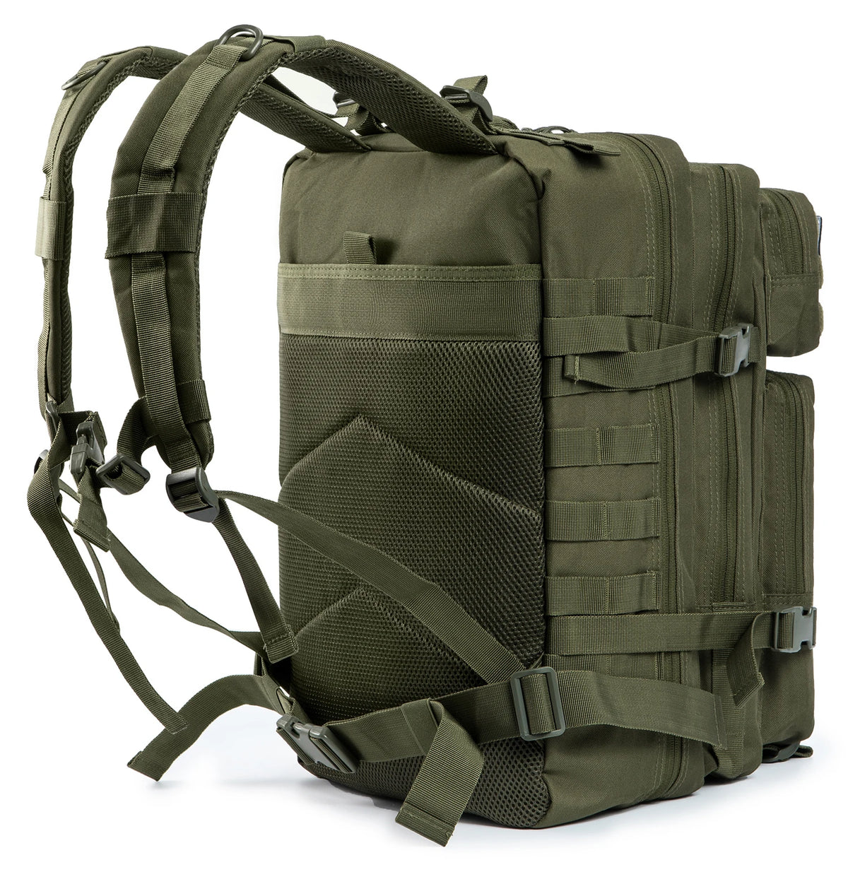 45L Tactical Travel Backpack Molle Large Capacity Multi Pocket Storage Bag Durable Wear Resistant Camping Hiking