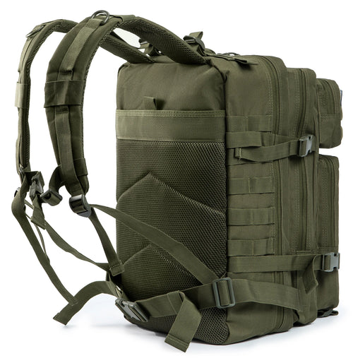 45L Tactical Travel Backpack Molle Large Capacity Multi Pocket Storage Bag Durable Wear Resistant Camping Hiking