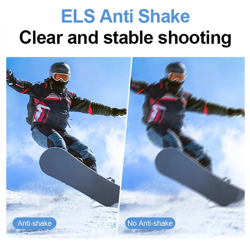 SKIG 5K Pocket Action Camera 270° Rotatable Vlog Rotation Camera for Outdoor Sport, Bike, Travel, Sports Camera Recorder
