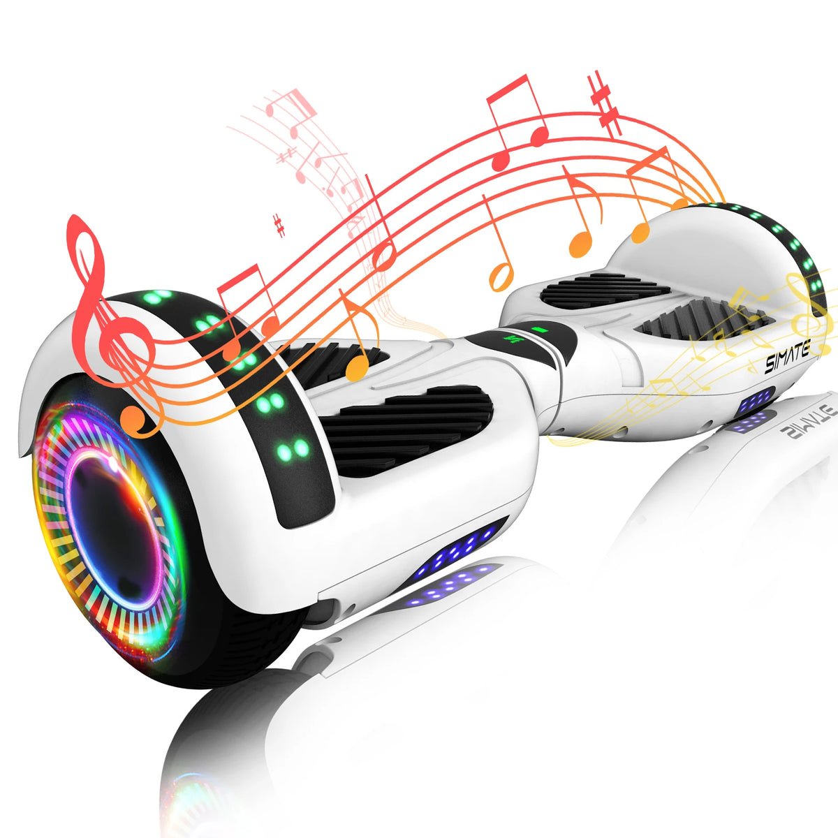 SIMATE P6 Hoverboard, 6.5" Self Balancing Scooter
